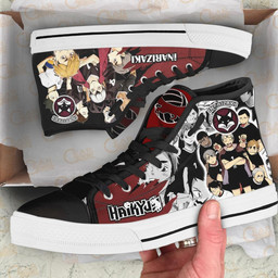 Inarizaki High Top Shoes Custom Manga Anime Haikyuu Sneakers - 2 - GearAnime