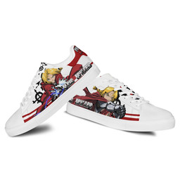 Fullmetal Alchemist Edward Elric Skate Sneakers Custom Anime Shoes - 3 - GearAnime