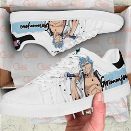 Grimmjow Jaegerjaquez Skate Sneakers Custom Anime Bleach Shoes - 2 - GearAnime