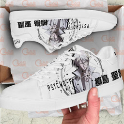 Psycho-Pass Shogo Makishima Skate Sneakers Custom Anime Shoes - 2 - GearAnime