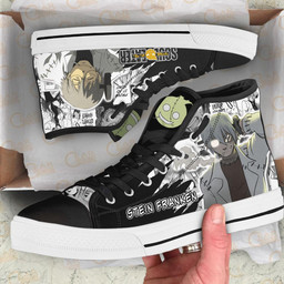 Stein Franken Academy High Top Shoes Custom Manga Anime Soul Eater Sneakers - 2 - GearAnime