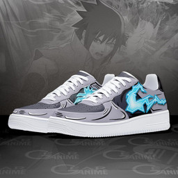 Uchiha Sasuke Air Sneakers Lightning Skill Custom Anime Shoes - 2 - GearAnime