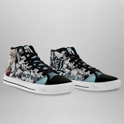 Nate River Near High Top Shoes Custom Death Note Anime Sneakers - 4 - GearAnime