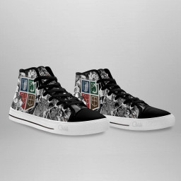 Regiment Badge High Top Shoes Custom Anime Attack On Titan Sneakers - 4 - GearAnime