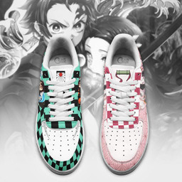 Tanjiro and Nezuko Air Sneakers Custom Anime Demon Slayer Shoes - 4 - GearAnime