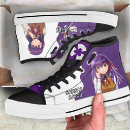 Fate Zero Sakura Matou High Top Shoes Custom Anime Sneakers - 2 - GearAnime