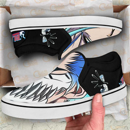 Grimmjow Slip On Sneakers Custom Anime Bleach Shoes - 2 - GearAnime