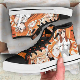 Inoue Orihime High Top Shoes Custom Bleach Anime Sneakers - 2 - GearAnime