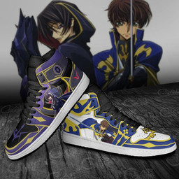 Lelouch and Suzaku Sneakers Custom Anime Code Geass Shoes - 4 - GearAnime