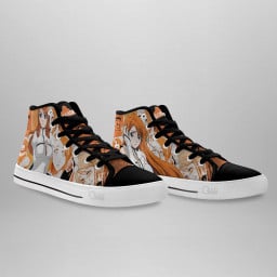 Inoue Orihime High Top Shoes Custom Bleach Anime Sneakers - 4 - GearAnime