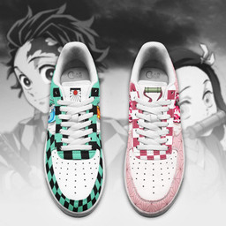 Nezuko and Tanjiro Air Sneakers Custom Skills Demon Slayer Anime Shoes - 4 - GearAnime