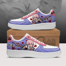Yuno Gasai Air Sneakers Custom Anime Future Diary Shoes - 1 - GearAnime