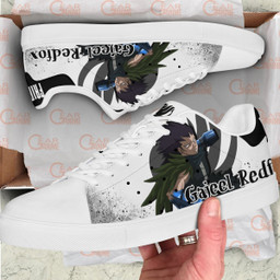 Fairy Tail Gajeel Redfox Skate Sneakers Custom Anime Shoes - 2 - GearAnime