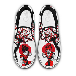 Vegito Slip On Sneakers Custom Anime Dragon Ball Shoes - 1 - GearAnime
