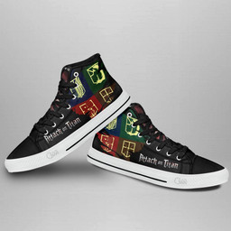 AOT Regiment High Top Shoes Custom Anime Attack On Titan Sneakers - 3 - GearAnime