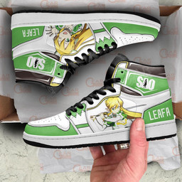 Leafa Sneakers Custom Anime Sword Art Online Shoes - 2 - GearAnime