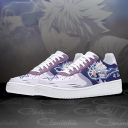 Killua Zoldyck Air Sneakers Custom Hunter X Hunter Anime Shoes - 3 - GearAnime