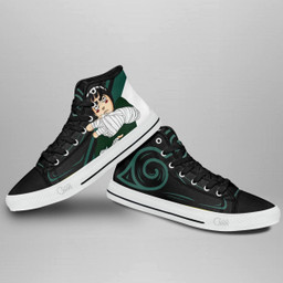 Rock Lee Drunken High Top Shoes Custom Anime Sneakers - 3 - GearAnime
