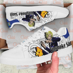 Sanji Skate Sneakers Custom Anime One Piece Shoes - 2 - GearAnime