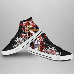 Steins Gate Makise Kurisu High Top Shoes Custom Manga Anime Sneakers - 3 - GearAnime
