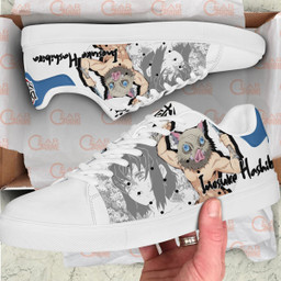 Demon Slayer Inosuke Hashibira Skate Sneakers Custom Anime Shoes - 2 - GearAnime