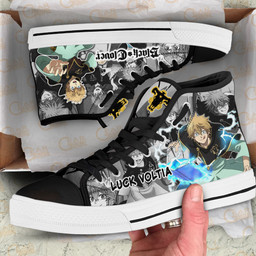 Luck Voltia High Top Shoes Custom Black Clover Anime Sneakers - 2 - GearAnime