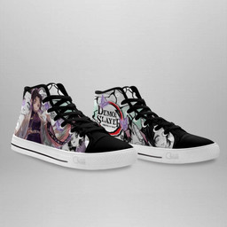 Shinobu High Top Shoes Custom Anime Demon Slayer Sneakers - 2 - GearAnime