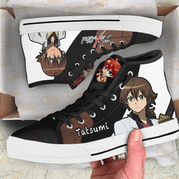 Akame ga Kill Tatsumi High Top Shoes Custom Anime Sneakers - 2 - GearAnime