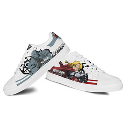 Fullmetal Alchemist Elric Brothers Skate Sneakers Custom Anime Shoes - 3 - GearAnime