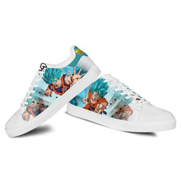 Dragon Ball Goku Blue Skate Sneakers Custom Anime Shoes - 3 - GearAnime