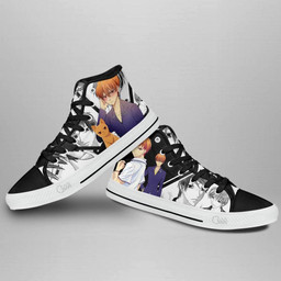 Kyou Souma High Top Shoes Custom Manga Anime Fruits Basket Sneakers - 4 - GearAnime