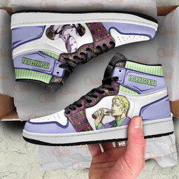 JoJo's Bizarre Adventure Yoshikage Kira Sneakers Custom Anime Shoes - 2 - GearAnime