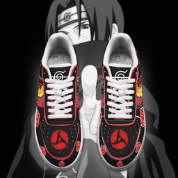 Akatsuki Itachi Air Sneakers Fire Ball Jutsu Custom Anime Shoes - 3 - GearAnime
