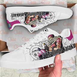 Charlotte Katakuri Skate Sneakers Custom Anime One Piece Shoes - 2 - GearAnime