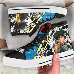 Spiegel Spike High Top Shoes Custom Manga Anime Cowboy Bebop Sneakers - 2 - GearAnime