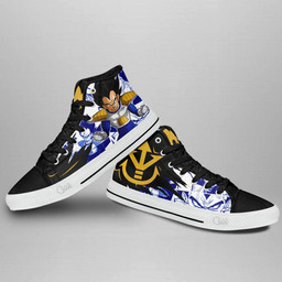Prince Vegeta High Top Shoes Custom Manga Anime Dragon Ball Sneakers - 3 - GearAnime