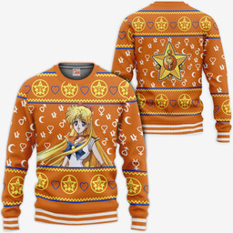 Sailor Venus Ugly Christmas Sweater Sailor Moon Anime Xmas Gifts Idea - 1 - GearAnime