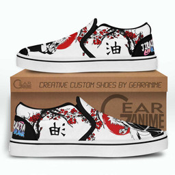 Jiraiya Slip On Sneakers Custom Japan Blossom Anime Shoes - 3 - GearAnime