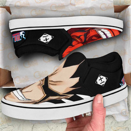 Kenpachi Zaraki Bankai Slip On Sneakers Custom Anime Bleach Shoes - 2 - GearAnime