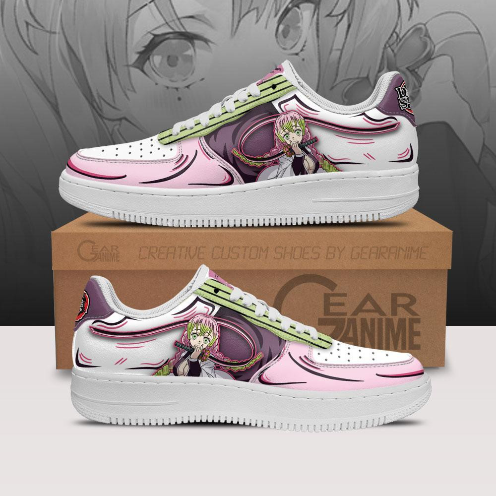 Mitsuri Kanroji Air Sneakers Custom Anime Demon Slayer Shoes - 1 - GearAnime