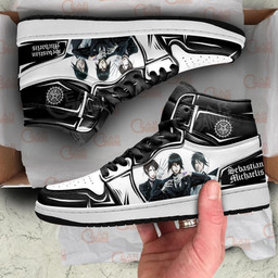 Sebastian Michaelis Sneakers Custom Anime Black Butler Shoes - 4 - GearAnime