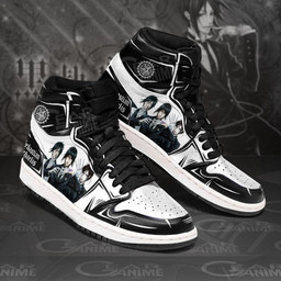 Sebastian Michaelis Sneakers Custom Anime Black Butler Shoes - 2 - GearAnime