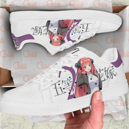5-Toubun no Hanayome Nino Nakano Skate Sneakers Custom Anime Shoes - 2 - GearAnime