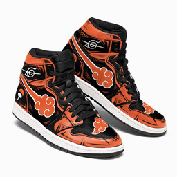 Akatsuki Sneakers Orange Custom Anime Shoes For Fans - 3 - GearAnime