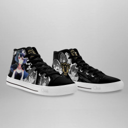 Secre Swallowtail High Top Shoes Custom Manga Black Clover Anime Sneakers - 4 - GearAnime