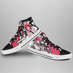 Makima High Top Shoes Custom Manga Anime Chainsaw Man Sneakers - 3 - GearAnime