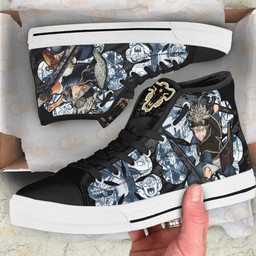 Asta High Top Shoes Custom Manga Anime Black Clover Sneakers - 2 - GearAnime