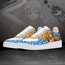 OP Nami Air Sneakers Custom Anime One Piece Shoes - 2 - GearAnime