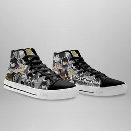 Yuno High Top Shoes Custom Black Clover Anime Sneakers - 3 - GearAnime