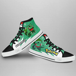 Pokemon Bulbasaur High Top Shoes Custom Anime Sneakers - 3 - GearAnime